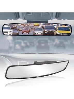 RV SUV Golf Cars 17” Panoramic Rear View Mirror for Cars SAFETY SUPER LARGE